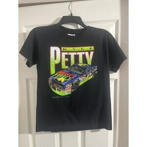 Vintage Kyle Petty Mello Yello Shirt Kids Large NASCAR Racing